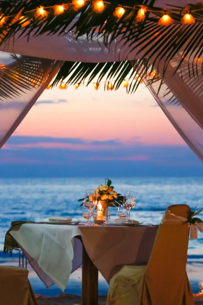 Romantic beach dinner 3 9 | High Season Pool Villa & Spa