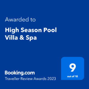 Digital Award TRA 2023 | High Season Pool Villa & Spa