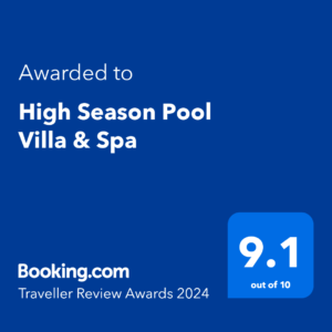 Digital Award TRA 2024 | High Season Pool Villa & Spa