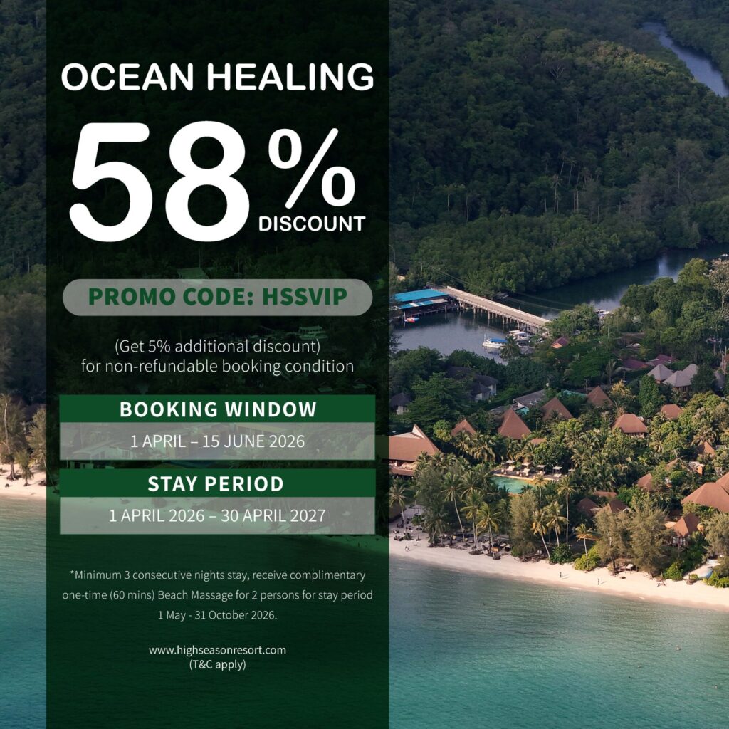 Ocean Healing 1 Ocean Healing 1Apr 15Jun2026 | High Season Pool Villa & Spa