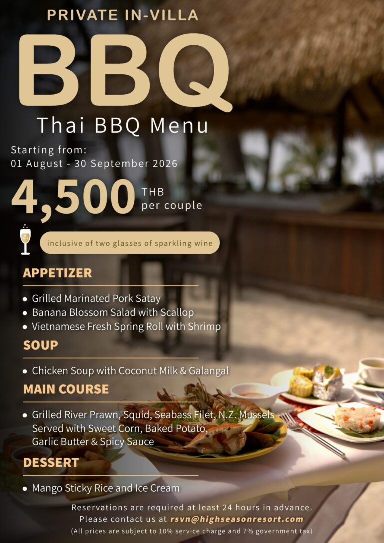Private In-Villa BBQ_(Thai)